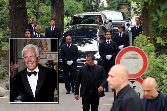 Italija atsisveikino su mados legenda Giorgio Armani: uždarose laidotuvėse – tik patys artimiausi