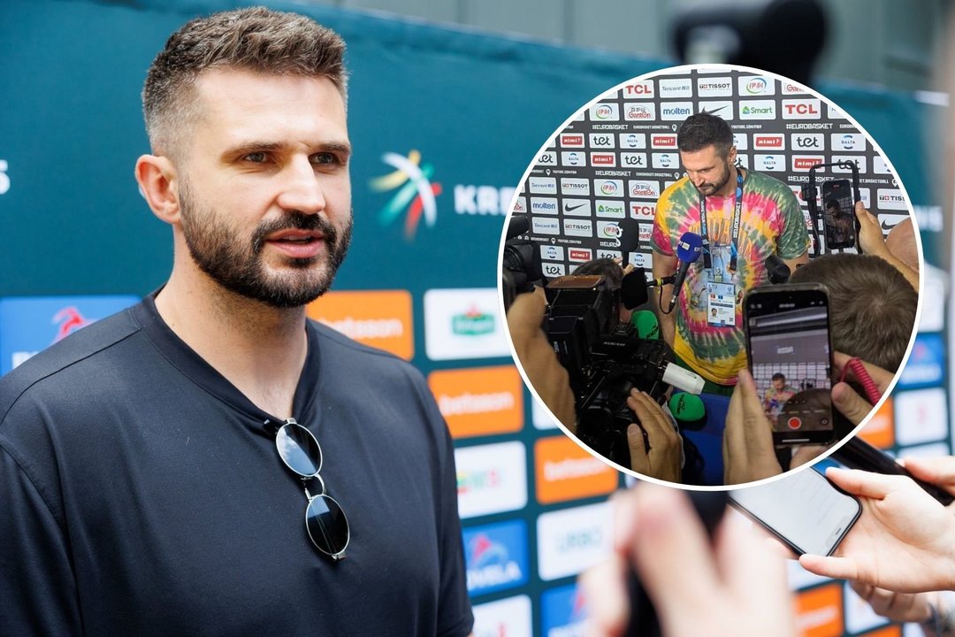 Graikų apsuptas L. Kleiza svarstė, kada Š. Jasikevičius treniruos rinktinę
