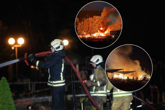 Kauno jachtklubą nusiaubė gaisras: sudegė 9 vandens motociklai, bet pavyko išsaugoti kavinę ir kitus laivus