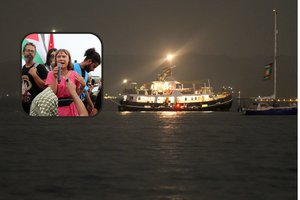 Aktyvistai: pagalbos Gazos Ruožui flotilę užpuolė dronas