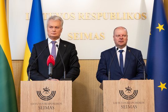 Po susitikimo su Seimo valdyba – G. Nausėdos planai: įvardijo prioritetus