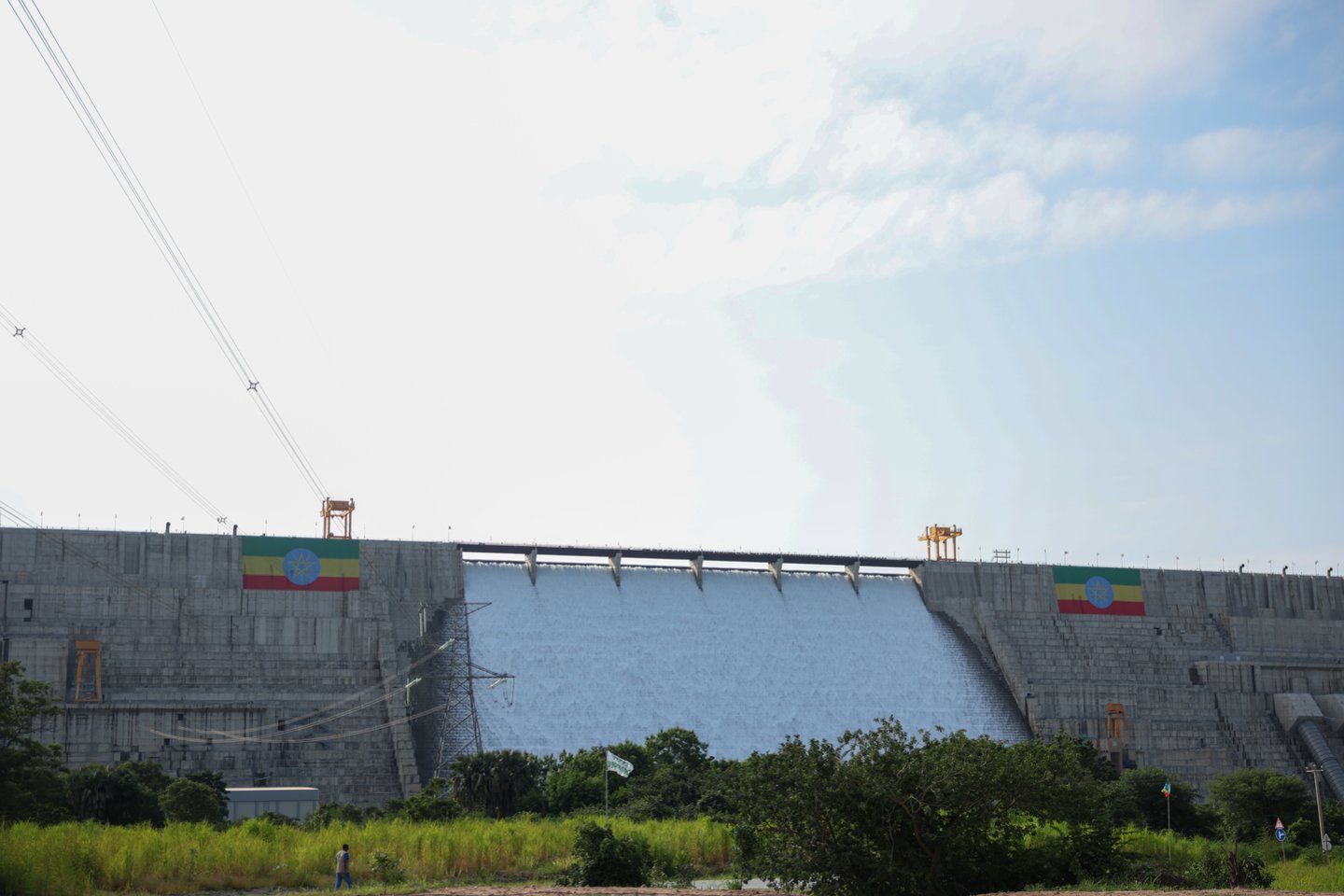 Etiopijoje atidaryta didžiausia Afrikos užtvanka.<br>EPA-ELTA nuotr.