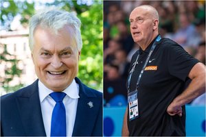 Lietuvos rinktinei ir R. Kurtinaičiui – G. Nausėdos padėka