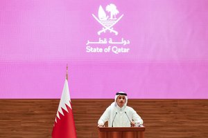 Kataras žada atsakomąsias priemones Izraeliui už smūgį į „Hamas“ vadovybę Dohoje