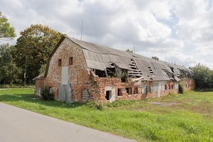 Pradėti Linkuvos dvaro pastatų griovimo darbai