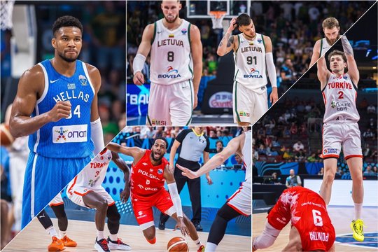 „Eurobasket 2025“ ketvirtfinaliai: neįprasti turkų ir graikų sprendimai ir neišgelbėjęs lenkų duetas