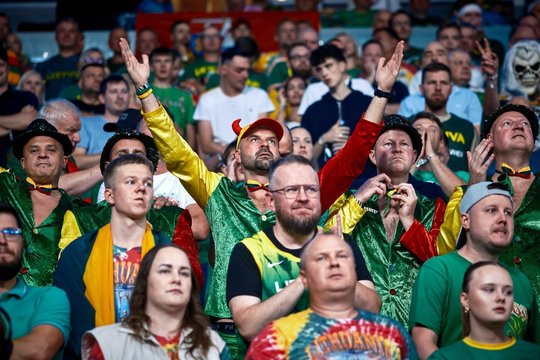 Žvelgdama į žalias Rygos tribūnas „Olympiakos“ žvaigždė apstulbo ir atsiprašė sirgalių iš Lietuvos