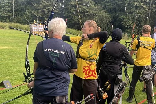 LLF taurės etape Pagiriuose lankininkai gerino šalies rekordus