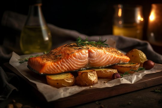Kepta lašiša su karamelizuotais obuoliais: tobulas pasirinkimas pasilepinti gurmaniška vakariene namuose