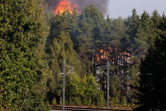 Po gaisro Baltosios Vokės g. stotyje Vilniuje – darbo inspekcijos įspėjimas