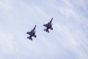 Kariuomenė: NATO naikintuvai atliko užduotį Lietuvos oro erdvėje, pavojaus signalų neužfiksuota