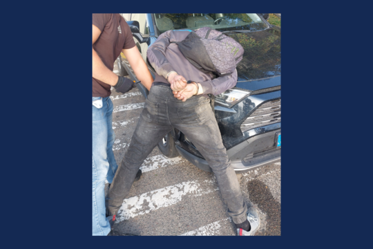 Lietuvos kalėjimų tarnybos pareigūnai sulaikė iš darbo negrįžusį nuteistąjį