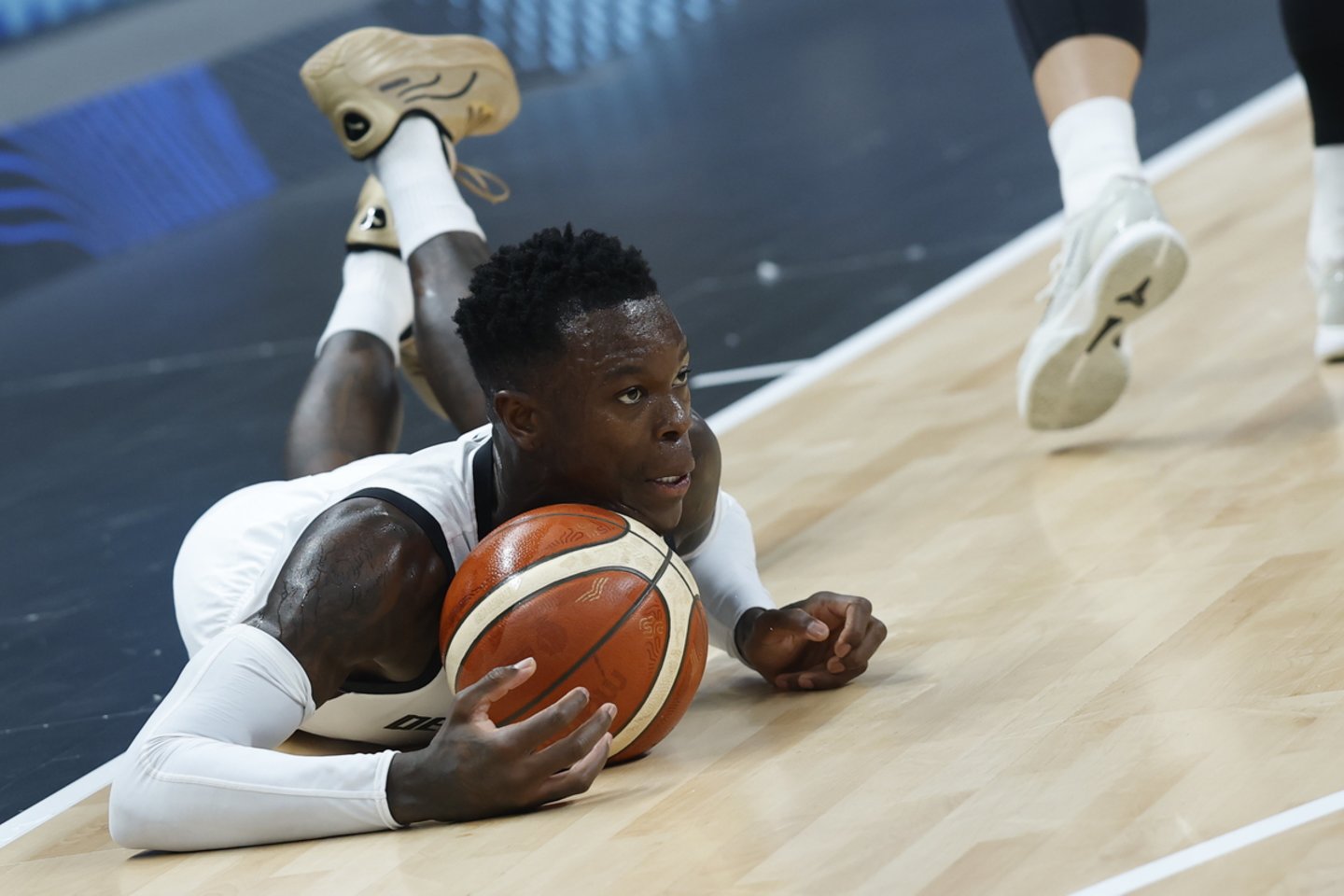 Slovėnijos ir Vokietijos rungtynės.<br> EPA/ELTA nuotr.