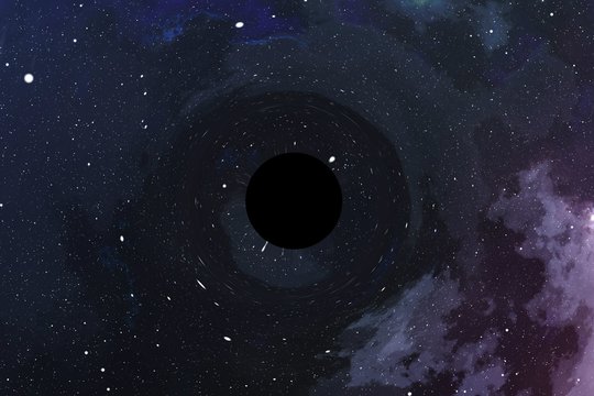 Aptiko „nuogą“ juodąją skylę