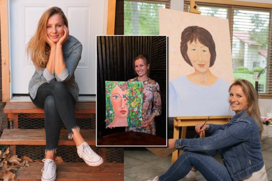 Už Atlanto gyvenanti aktorė I. Aleknaitė-Georges iš naujo atrado ypatingą veiklą: grąžino supurčiusi netektis