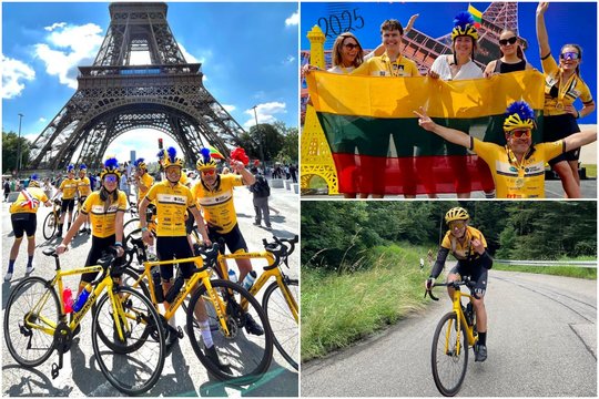 Lietuvos atstovai per kalnus ir lietų numynė beveik 1000 km: surinktą paramą skyrė sergantiems vaikams