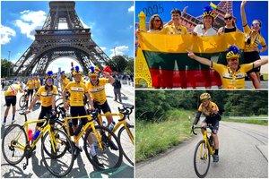 Lietuvos atstovai per kalnus ir lietų numynė beveik 1000 km: surinktą paramą skyrė sergantiems vaikams