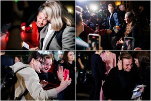 Sujudimas prie JAV ambasados – atvežti politiniai kaliniai susitiko su artimaisiais, netrūko ir ašarų