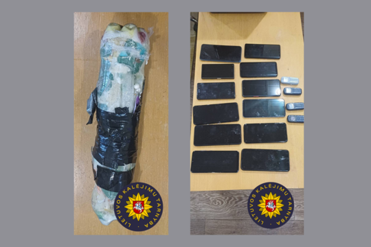 Paketas su 16 telefonų Alytaus kalėjimo kalinių nepasiekė