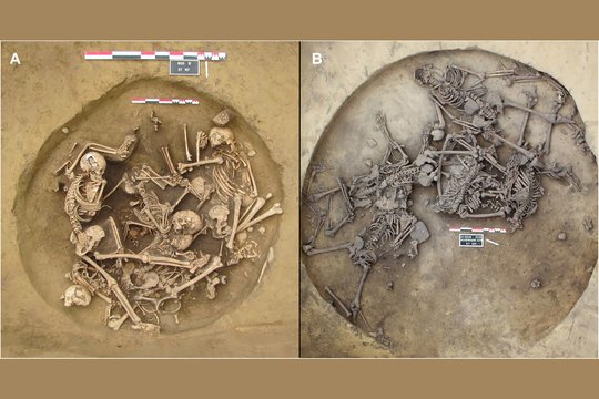 Aptiko brutalų pergalės šventimo liudijimą – duobę, pilną nukirstų rankų