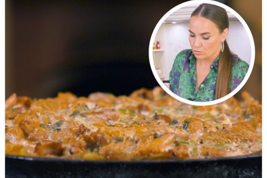 K. Starkienės bulvių pyragas su grybais: šį receptą norėsite pakartoti ne kartą