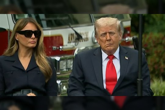 Po internete pasirodžiusio vaizdo įrašo – didžiulis nerimas dėl D. Trumpo sveikatos