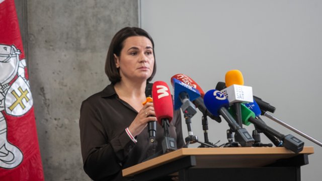 S. Cichanouskaja: Baltarusijos režimo paleisti kaliniai – ne laisvė, o priverstinė deportacija