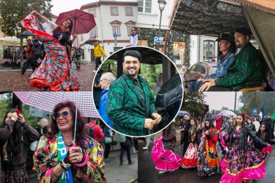 Lietui lyjant Vilnių drebina romų festivalis „Gypsy Fest“: I. Kvikas atvyko su karieta, R. Šarkienė užbūrė stiliumi