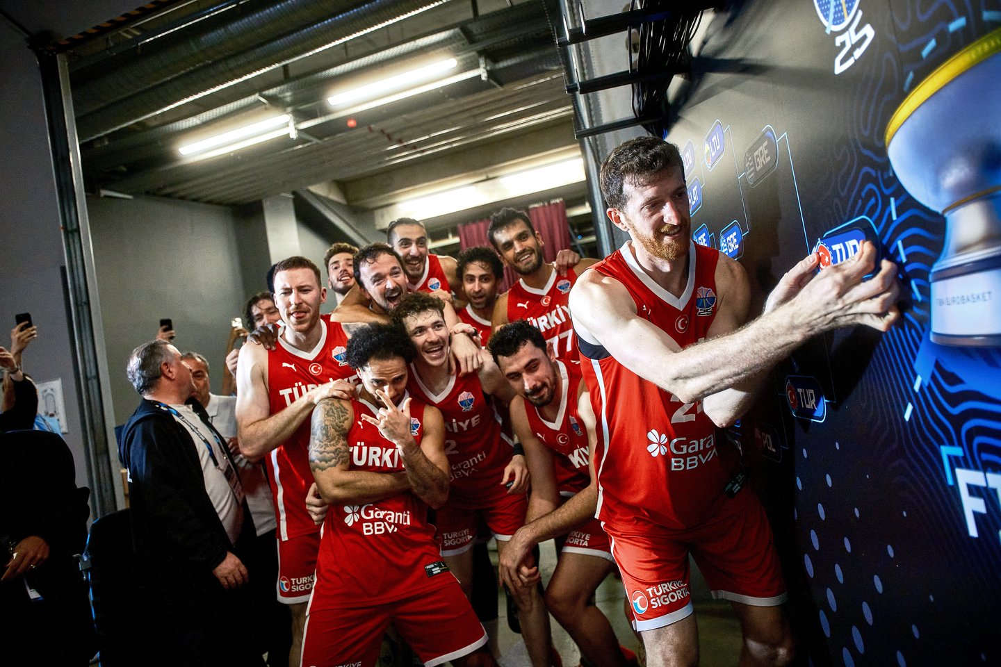 Turkijos krepšinio rinktinė.<br>FIBA nuotr.