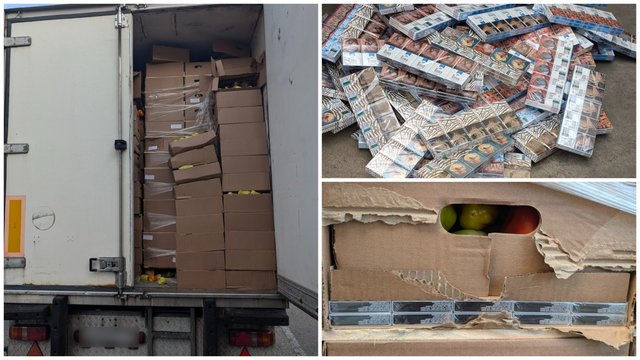 Įmantrios slėptuvės su paprikos sukėlė įtarimų: rusas įkliuvo su didžiule cigarečių kontrabanda