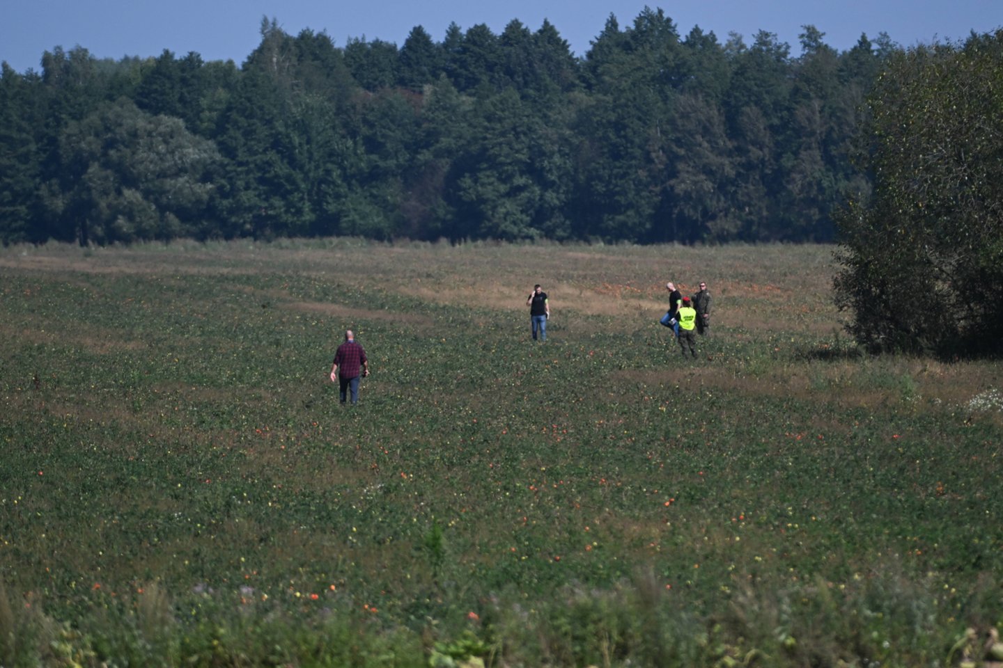 Į Lenkijos oro erdvę įskrido rusiški dronai.<br>EPA-ELTA nuotr.