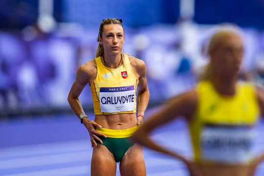 Galingai finišavusi bėgikė G. Galvydytė pateko į pasaulio čempionato pusfinalį