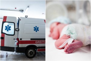 Pareigūnai nereiškia įtarimų kūdikį prie ligoninės durų Kaišiadoryse palikusiai mamai
