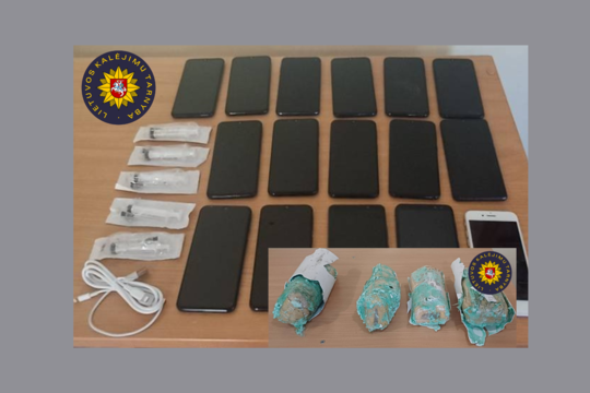 Į Alytaus kalėjimą permesti paketai su draudžiamais daiktais pateko į pareigūnų rankas