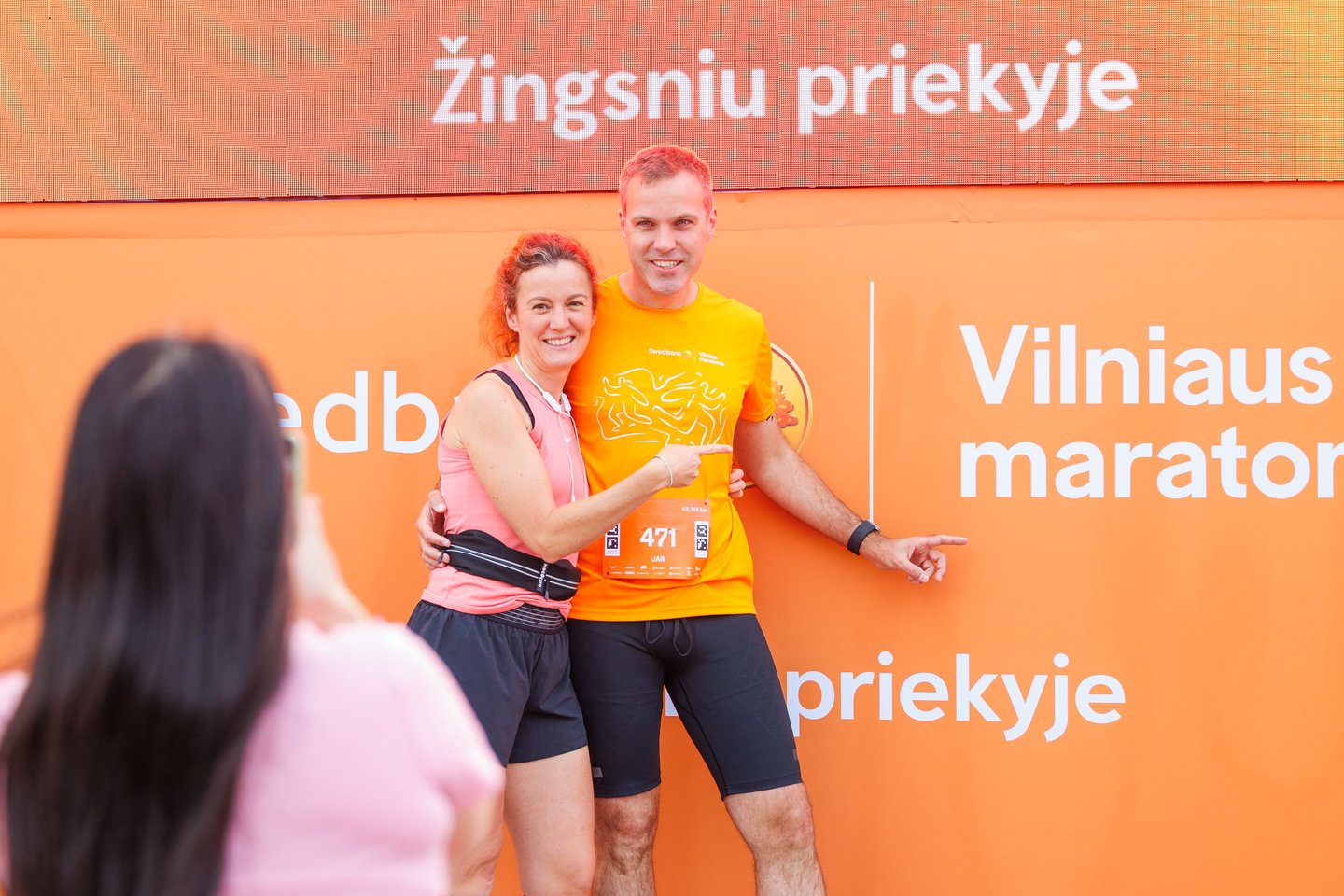 „Swedbank Vilniaus maratono“ akimirkos.<br> T.Bauro nuotr.