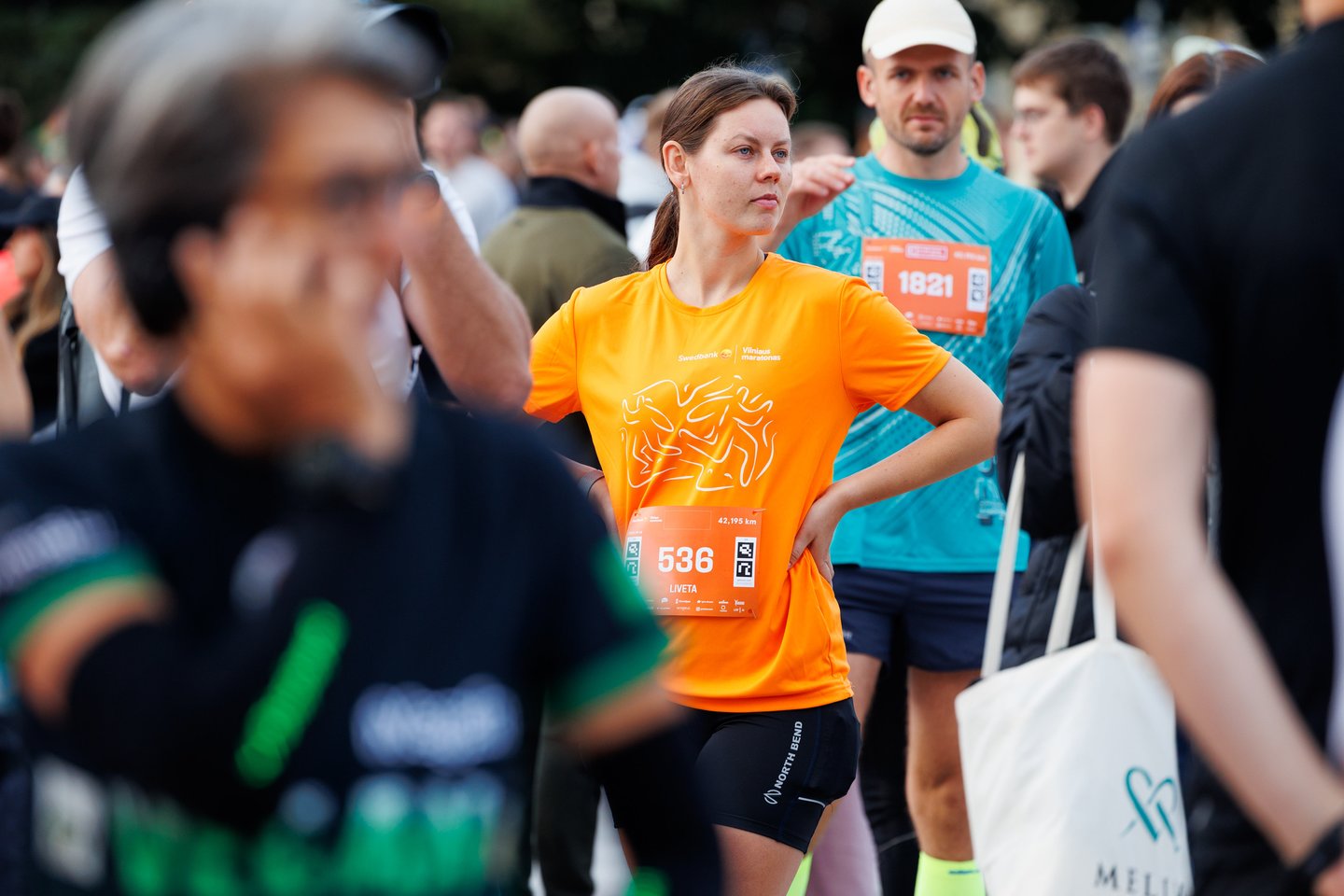 „Swedbank Vilniaus maratono“ akimirkos.<br> T.Bauro nuotr.