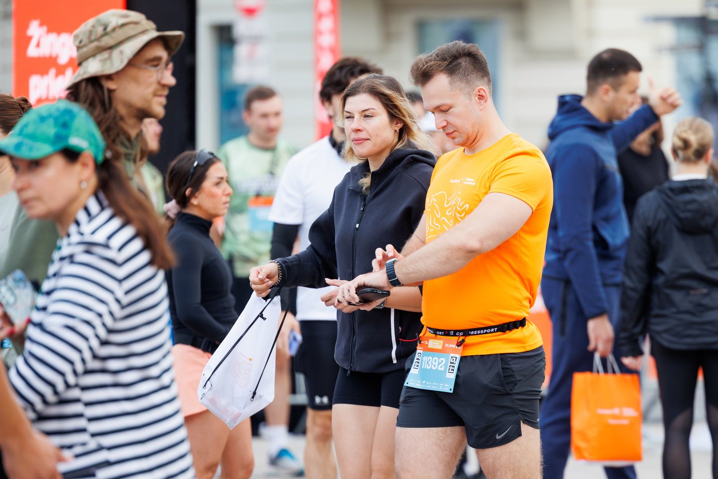 „Swedbank Vilniaus maratono“ akimirkos.<br> T.Bauro nuotr.