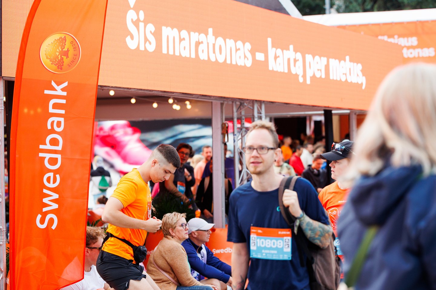 „Swedbank Vilniaus maratono“ akimirkos.<br> T.Bauro nuotr.