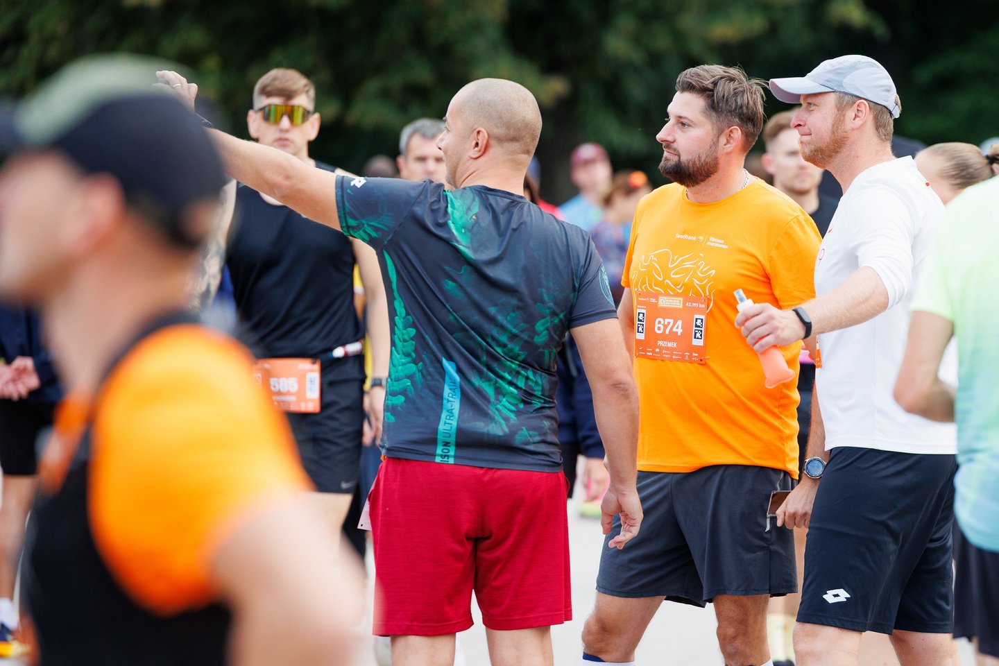 „Swedbank Vilniaus maratono“ akimirkos.<br> T.Bauro nuotr.