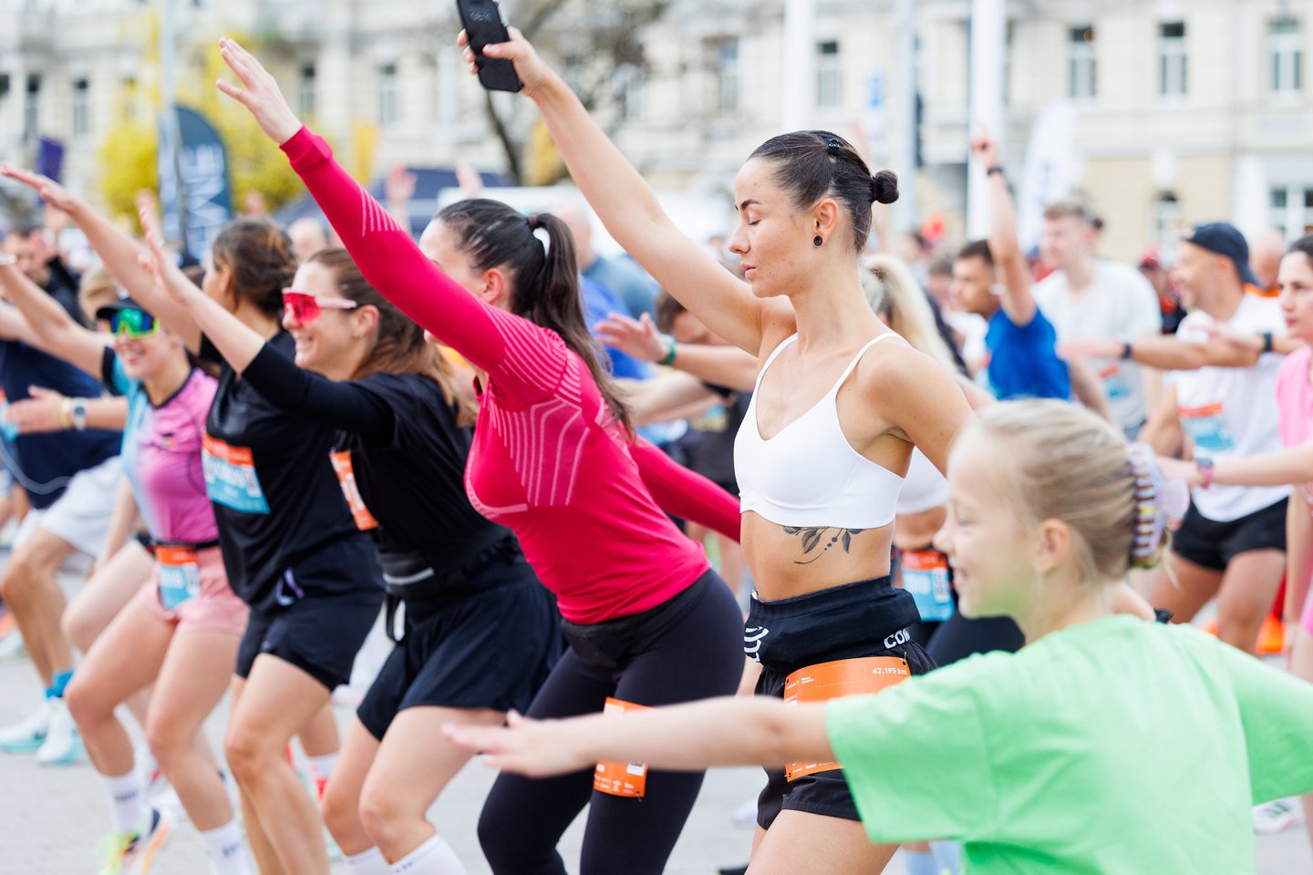 „Swedbank Vilniaus maratono“ akimirkos.<br> T.Bauro nuotr.