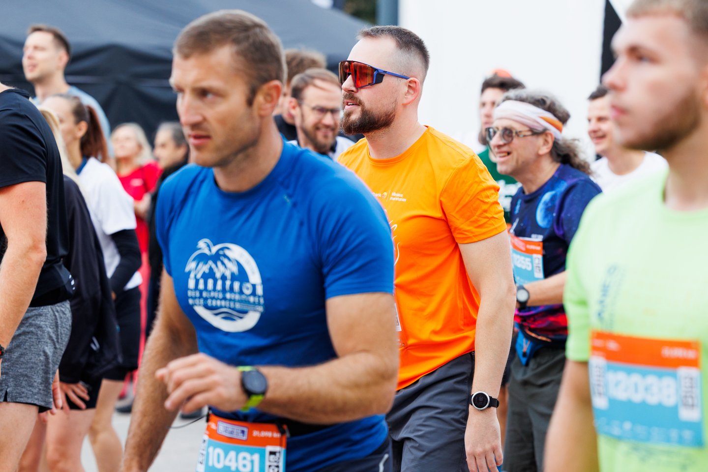 „Swedbank Vilniaus maratono“ akimirkos.<br> T.Bauro nuotr.