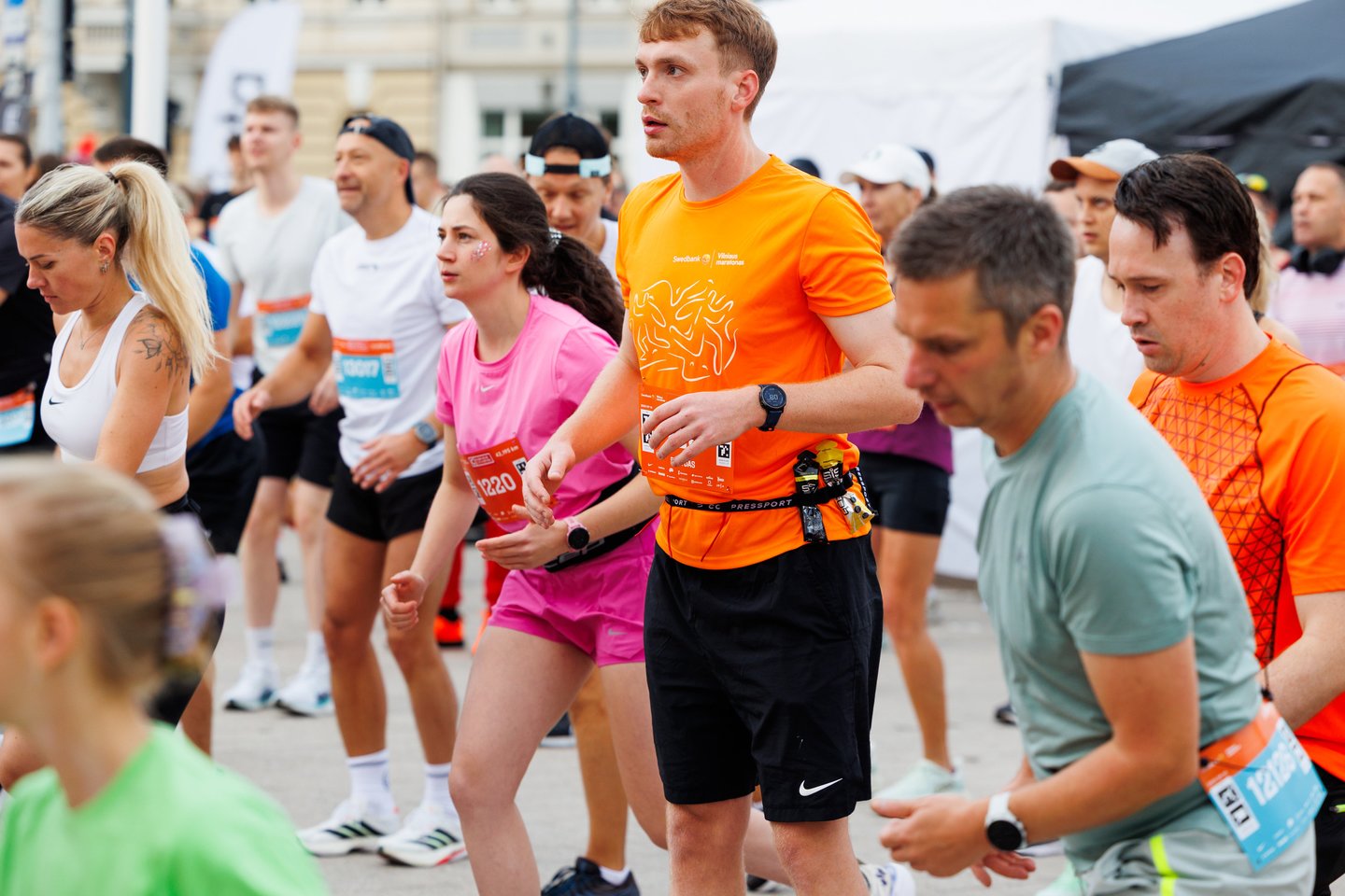 „Swedbank Vilniaus maratono“ akimirkos.<br> T.Bauro nuotr.