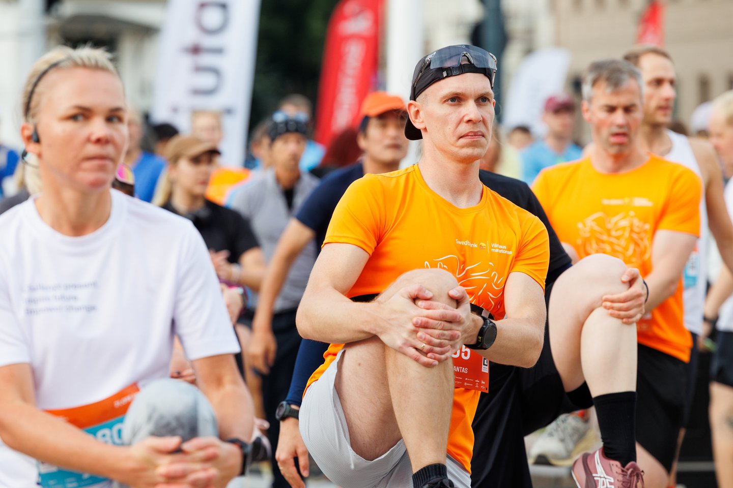 „Swedbank Vilniaus maratono“ akimirkos.<br> T.Bauro nuotr.