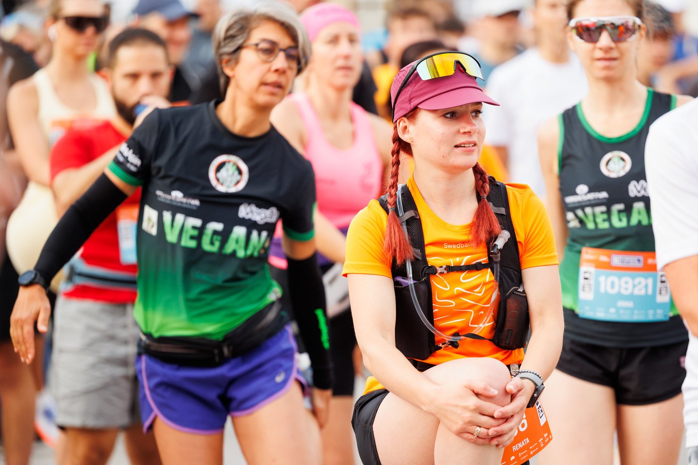 „Swedbank Vilniaus maratono“ akimirkos.<br> T.Bauro nuotr.