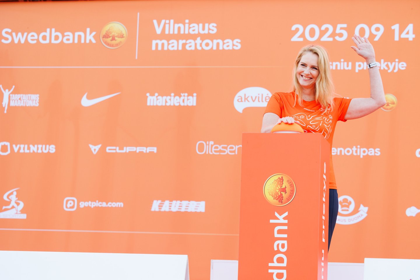 „Swedbank Vilniaus maratono“ akimirkos.<br> T.Bauro nuotr.