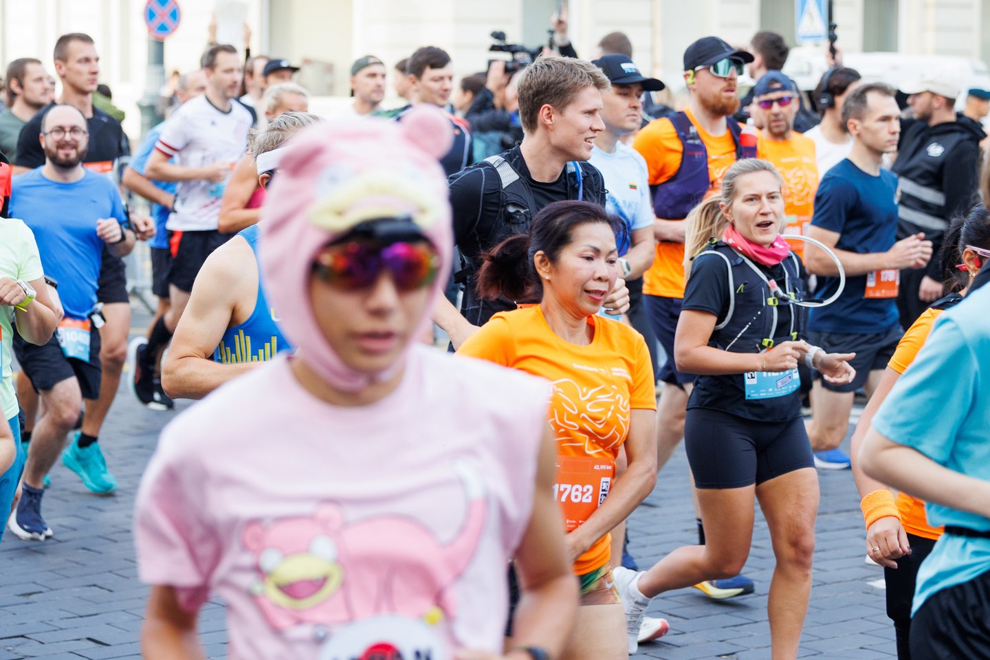 „Swedbank Vilniaus maratono“ akimirkos.<br> T.Bauro nuotr.