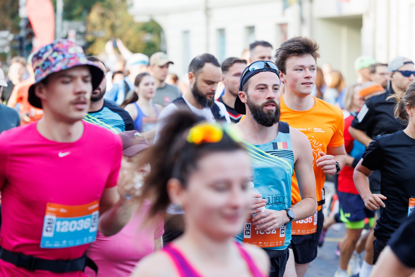 „Swedbank Vilniaus maratono“ akimirkos.<br> T.Bauro nuotr.