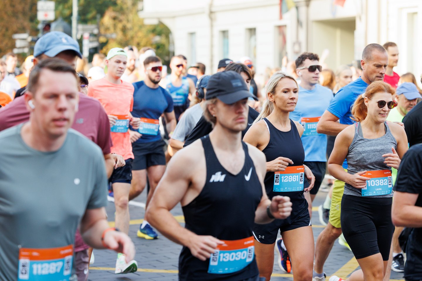 „Swedbank Vilniaus maratono“ akimirkos.<br> T.Bauro nuotr.