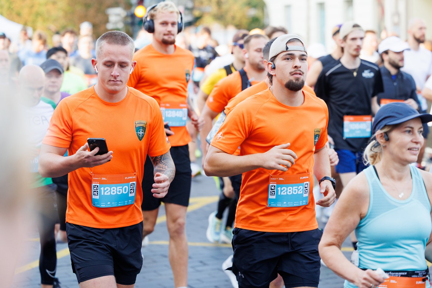 „Swedbank Vilniaus maratono“ akimirkos.<br> T.Bauro nuotr.