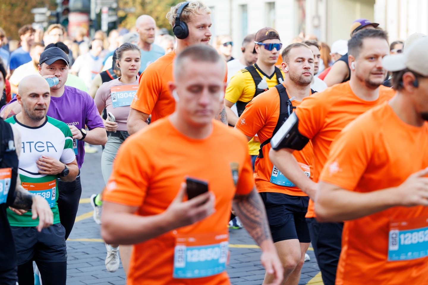 „Swedbank Vilniaus maratono“ akimirkos.<br> T.Bauro nuotr.